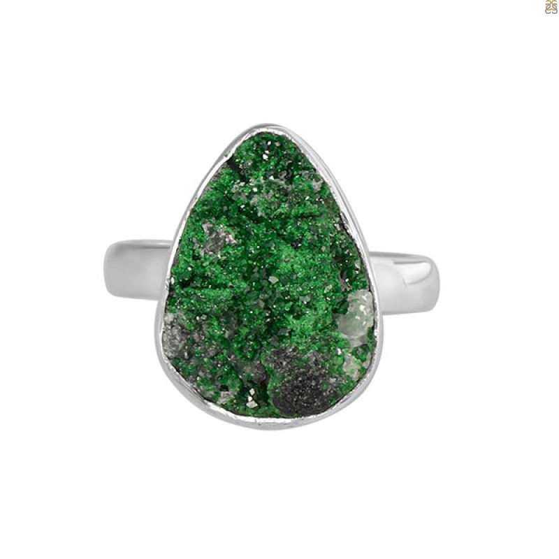 Uvarovite Ring-R-Size-6 UVR-2-24