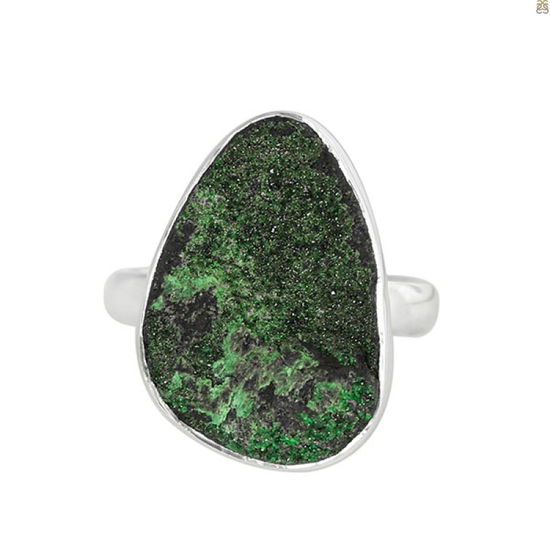 Uvarovite Ring-R-Size-7 UVR-2-243