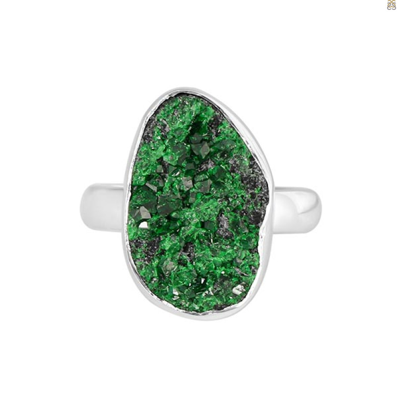 Uvarovite Ring-R-Size-8 UVR-2-249