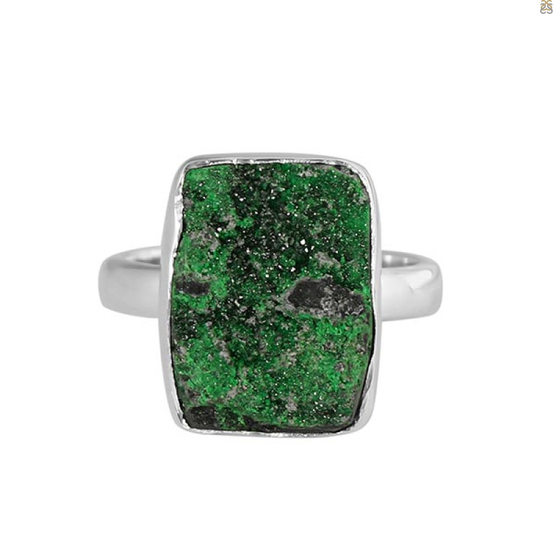 Uvarovite Ring-R-Size-8 UVR-2-25