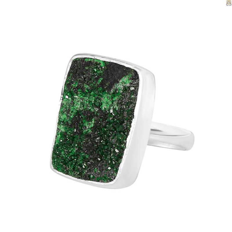 Uvarovite Ring-R-Size-8 UVR-2-250