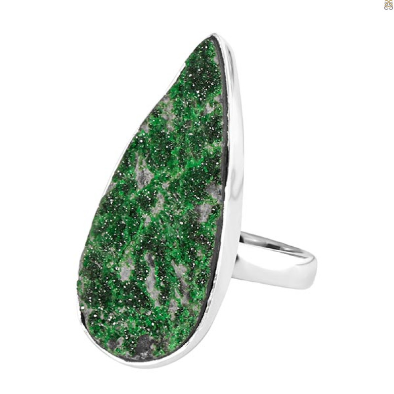 Uvarovite Ring-R-Size-7 UVR-2-273