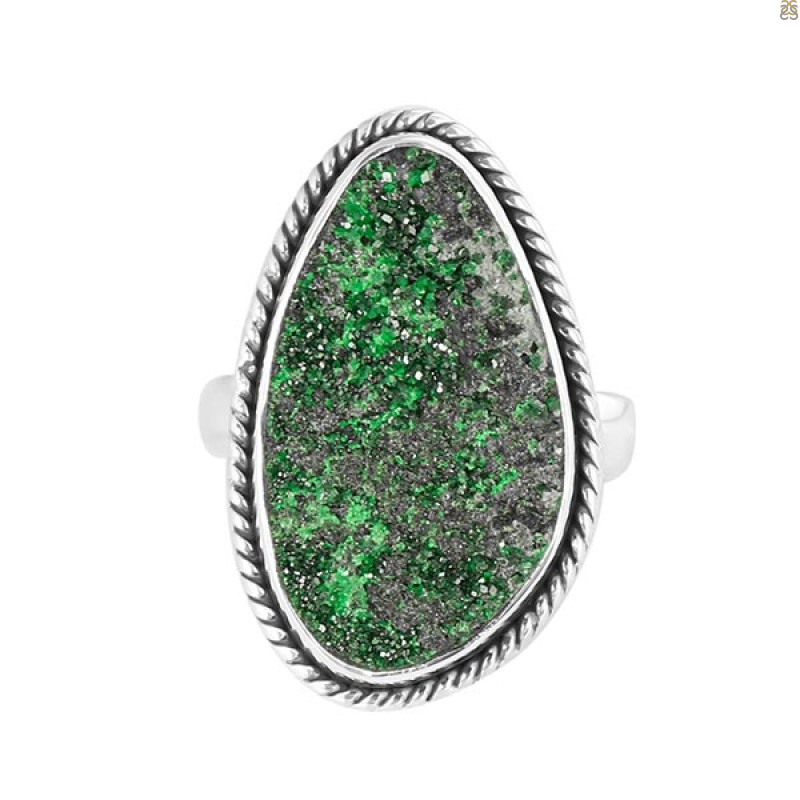 Uvarovite Adjustable Ring-ADJ-R UVR-2-282