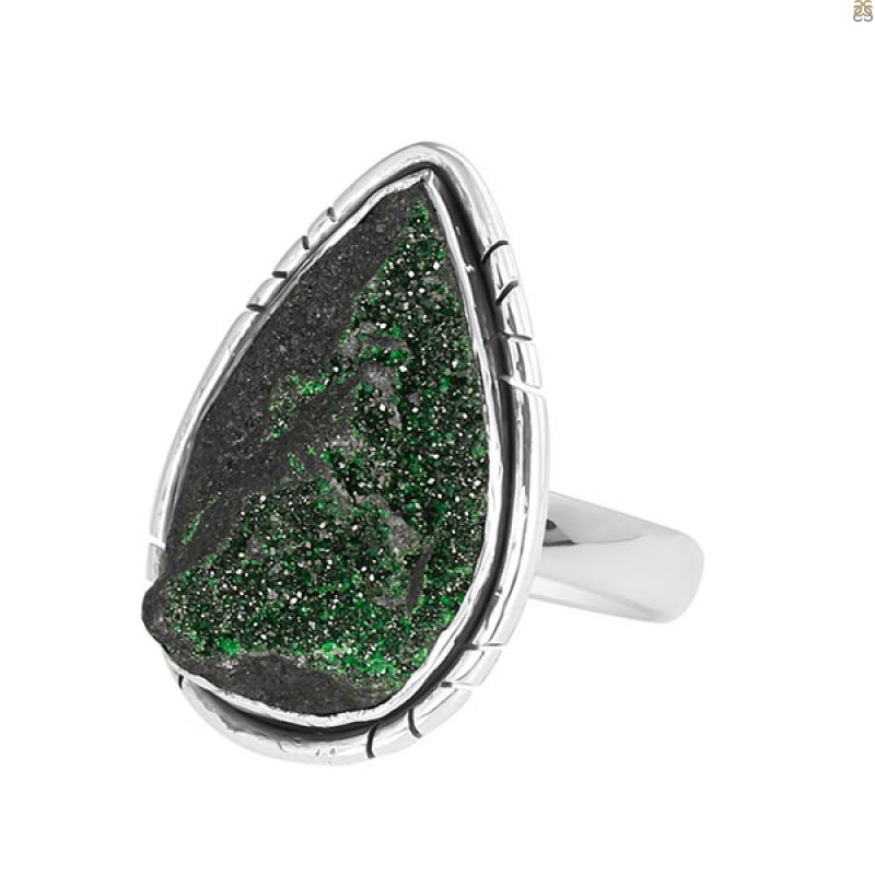 Uvarovite Ring-R-Size-7 UVR-2-283