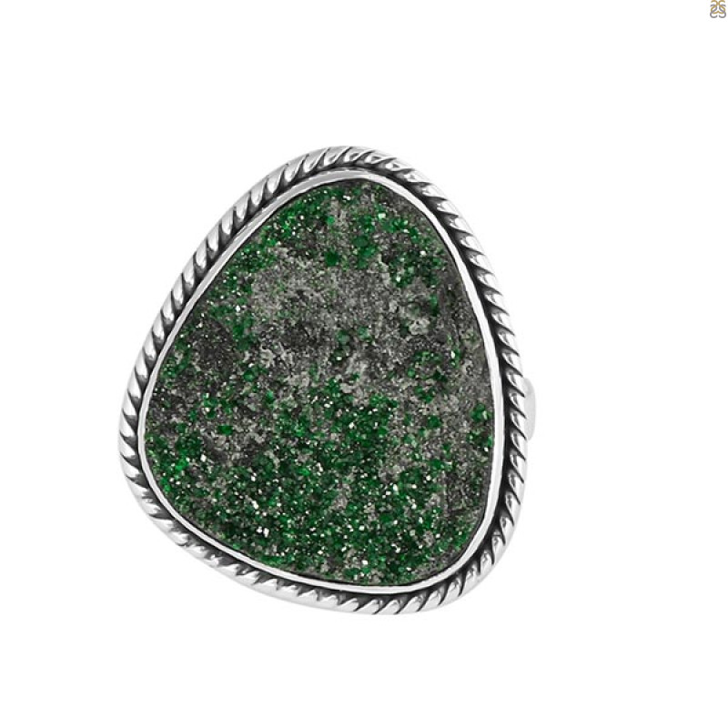Uvarovite Adjustable Ring-ADJ-R UVR-2-285