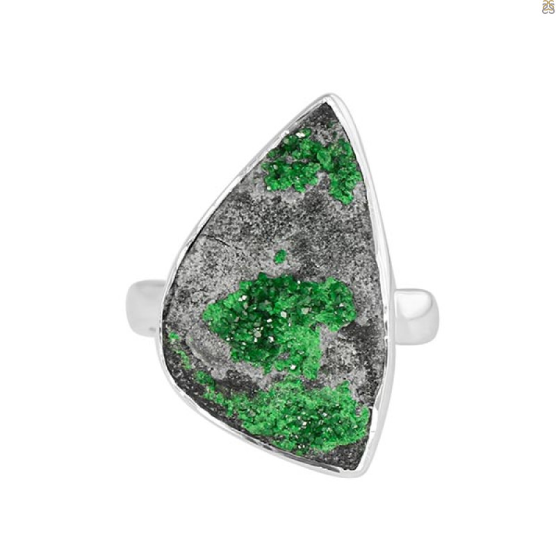 Uvarovite Adjustable Ring-ADJ-R UVR-2-286