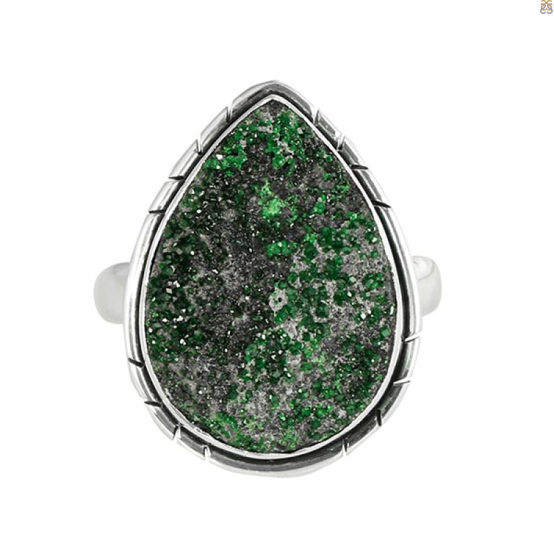 Uvarovite Ring-R-Size-9 UVR-2-294