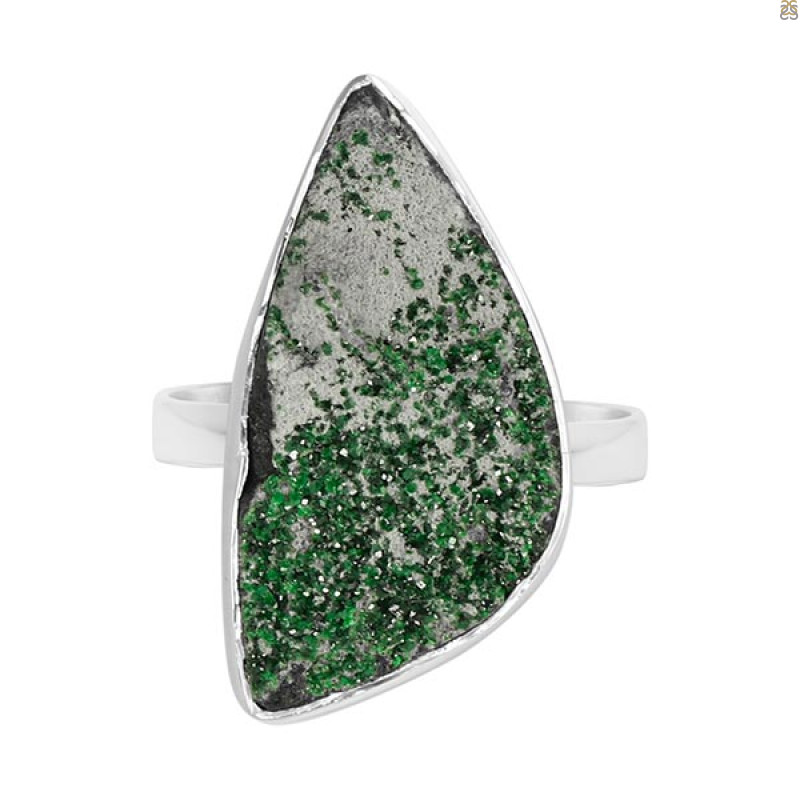 Uvarovite Ring-R-Size-7 UVR-2-300