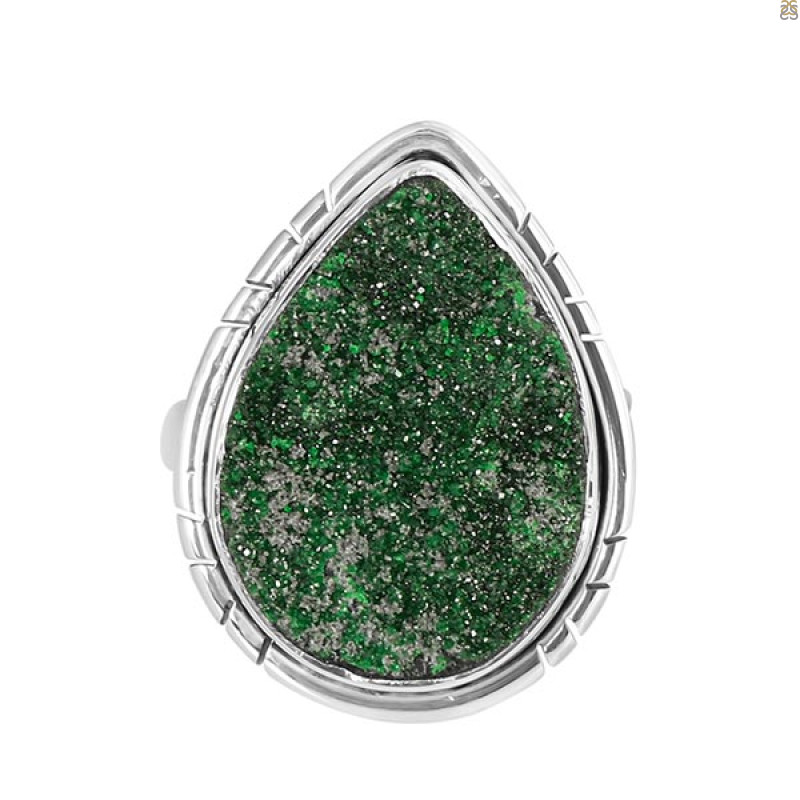 Uvarovite Adjustable Ring-ADJ-R UVR-2-314
