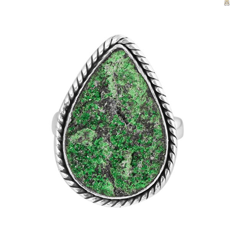 Uvarovite Ring-R-Size-6 UVR-2-315