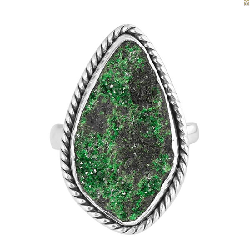 Uvarovite Adjustable Ring-ADJ-R UVR-2-328
