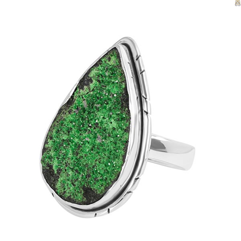Uvarovite Ring-R-Size-7 UVR-2-329