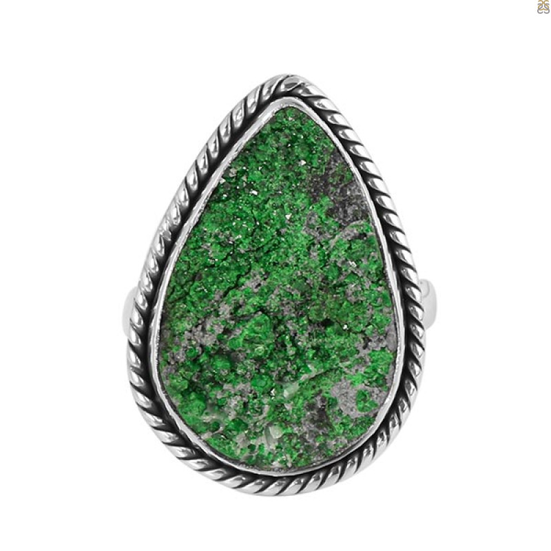 Uvarovite Adjustable Ring-ADJ-R UVR-2-341