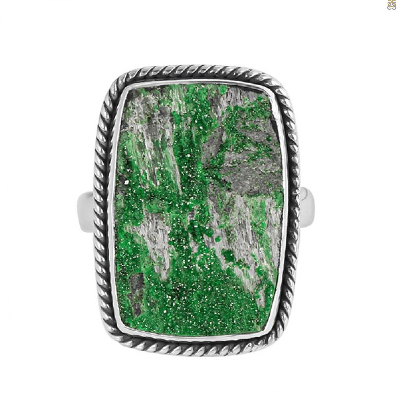 Uvarovite Ring-R-Size-9 UVR-2-342