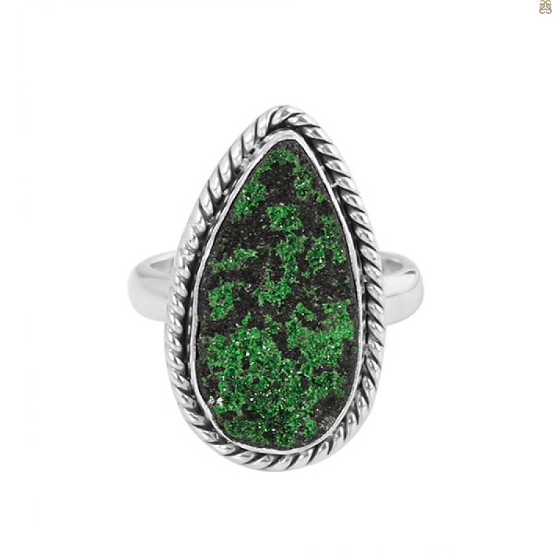 Uvarovite Ring-R-Size-7 UVR-2-396
