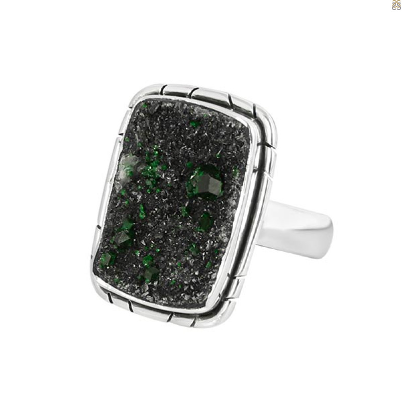 Uvarovite Ring-R-Size-7 UVR-2-405