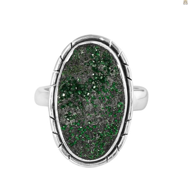 Uvarovite Adjustable Ring-ADJ-R UVR-2-412