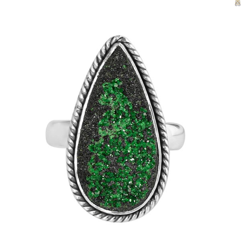 Uvarovite Ring-R-Size-7 UVR-2-414