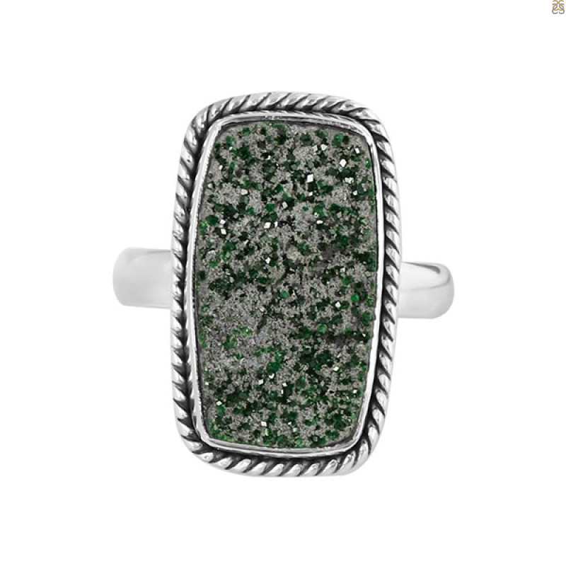 Uvarovite Ring-R-Size-8 UVR-2-419