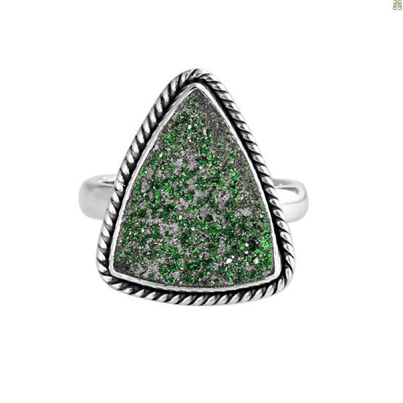 Uvarovite Ring-R-Size-8 UVR-2-426