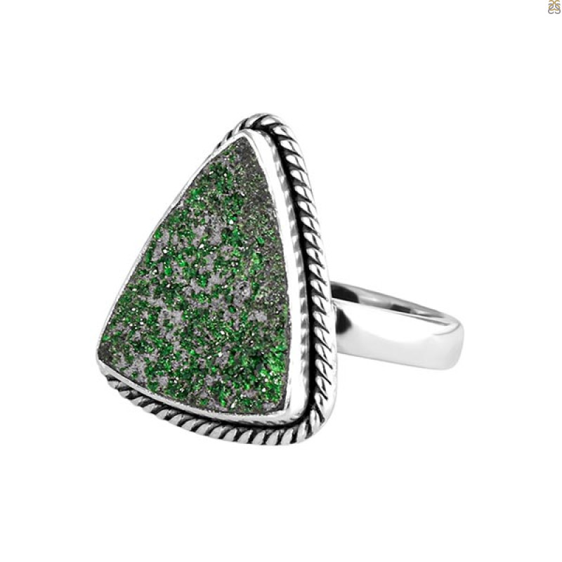 Uvarovite Ring-R-Size-8 UVR-2-426