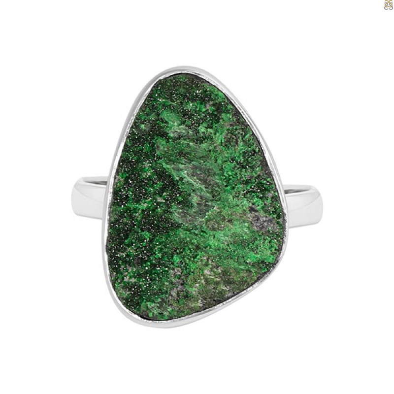 Uvarovite Ring-R-Size-8 UVR-2-437