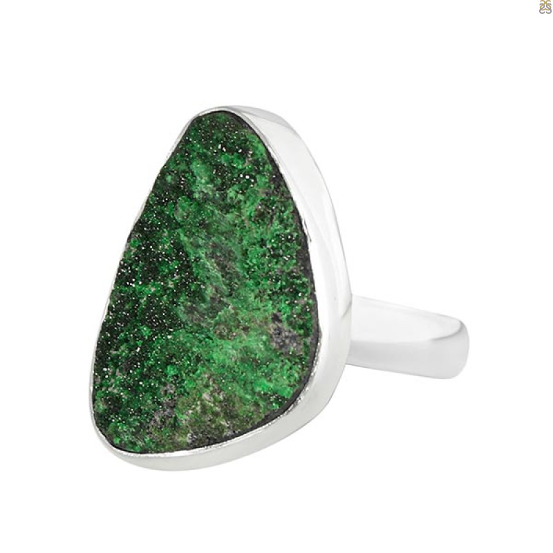 Uvarovite Ring-R-Size-8 UVR-2-437