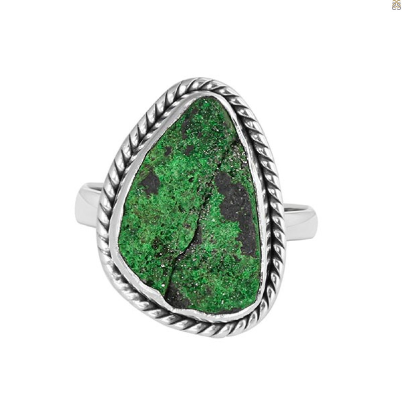 Uvarovite Ring-R-Size-7 UVR-2-447
