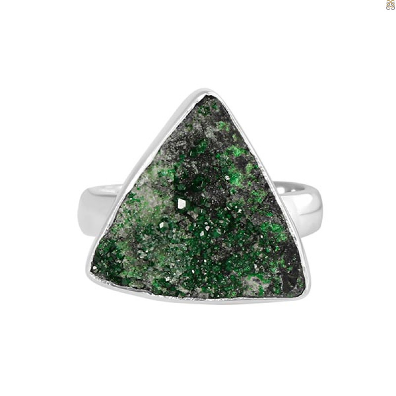 Uvarovite Ring-R-Size-8 UVR-2-453