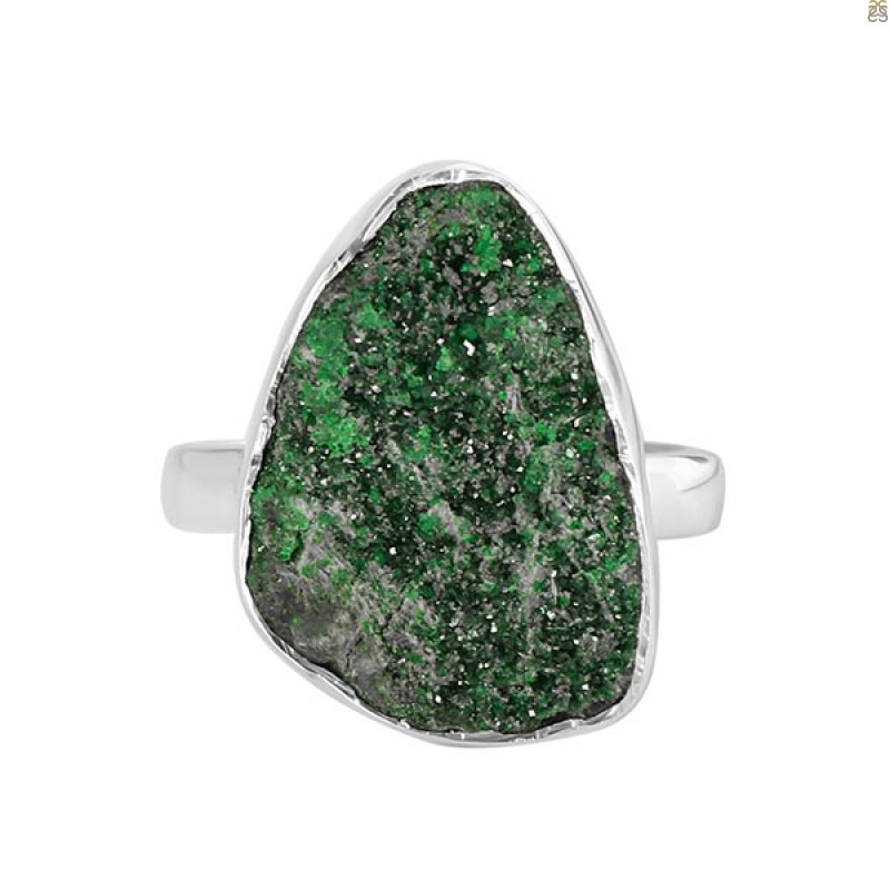 Uvarovite Ring-R-Size-8 UVR-2-461