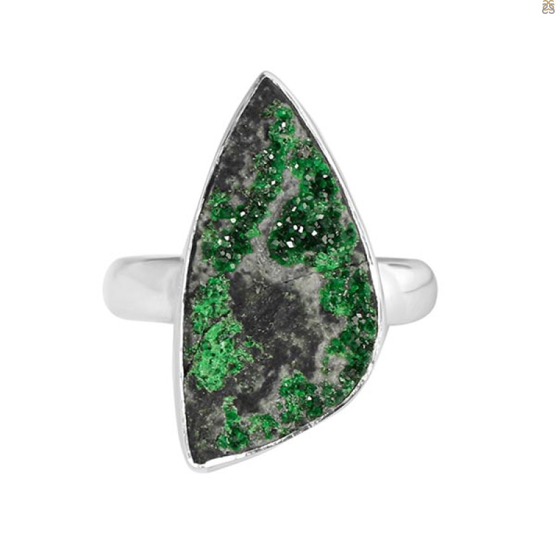 Uvarovite Ring-R-Size-7 UVR-2-483