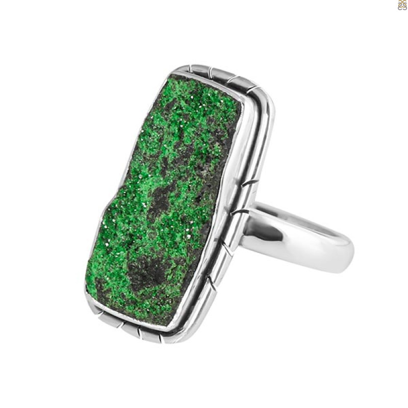 Uvarovite Ring-R-Size-7 UVR-2-486