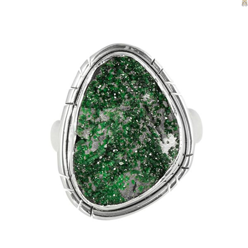 Uvarovite Ring-R-Size-6 UVR-2-496