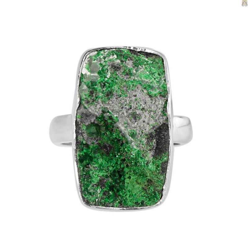 Uvarovite Ring-R-Size-7 UVR-2-533