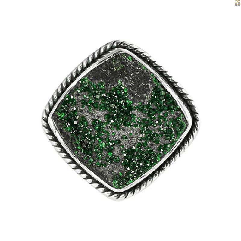 Uvarovite Ring-R-Size-9 UVR-2-545