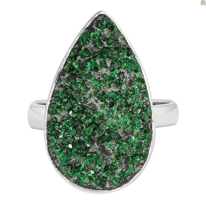 Uvarovite Adjustable Ring-ADJ-R UVR-2-564