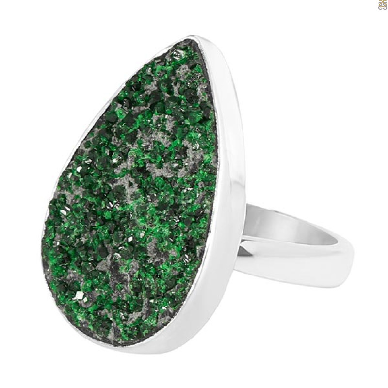 Uvarovite Adjustable Ring-ADJ-R UVR-2-564
