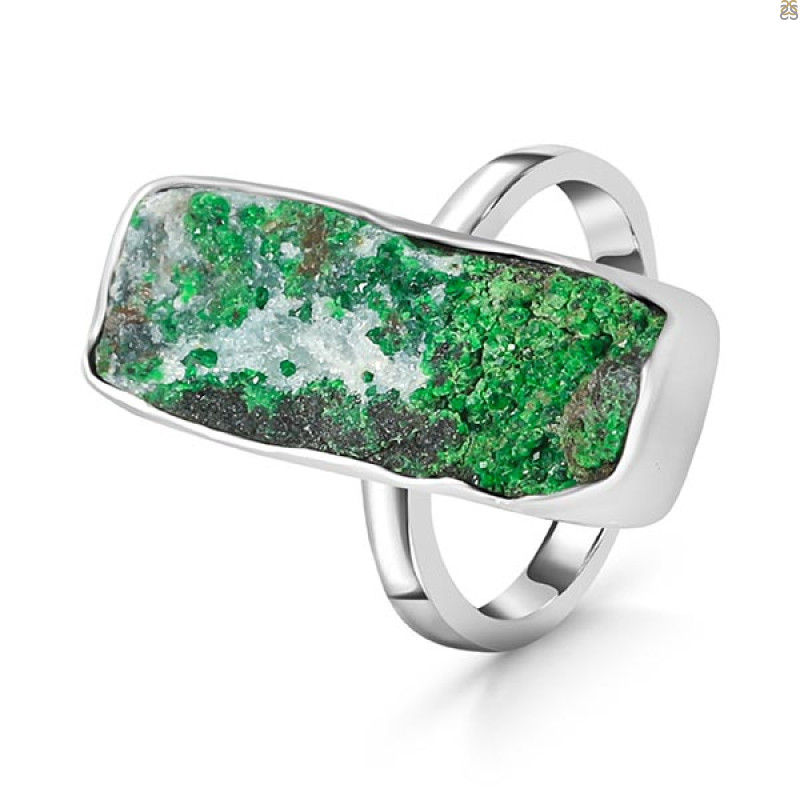 Uvarovite Ring-R-Size-5 UVR-2-589