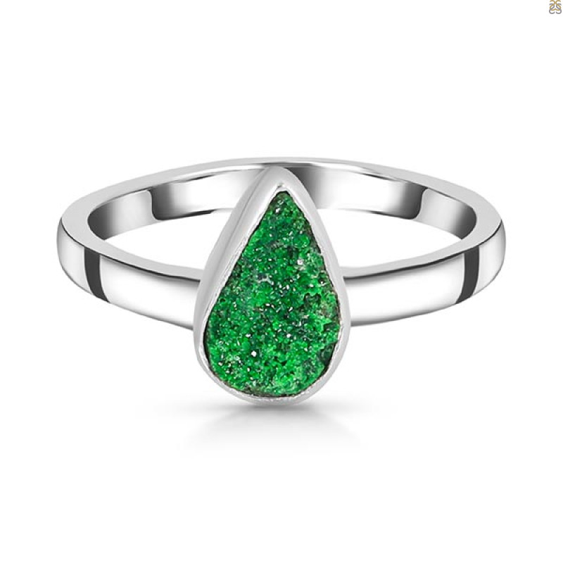 Uvarovite Ring-R-Size-7 UVR-2-620