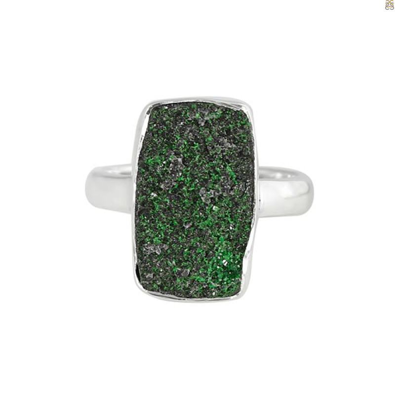 Uvarovite Ring-R-Size-7 UVR-2-64