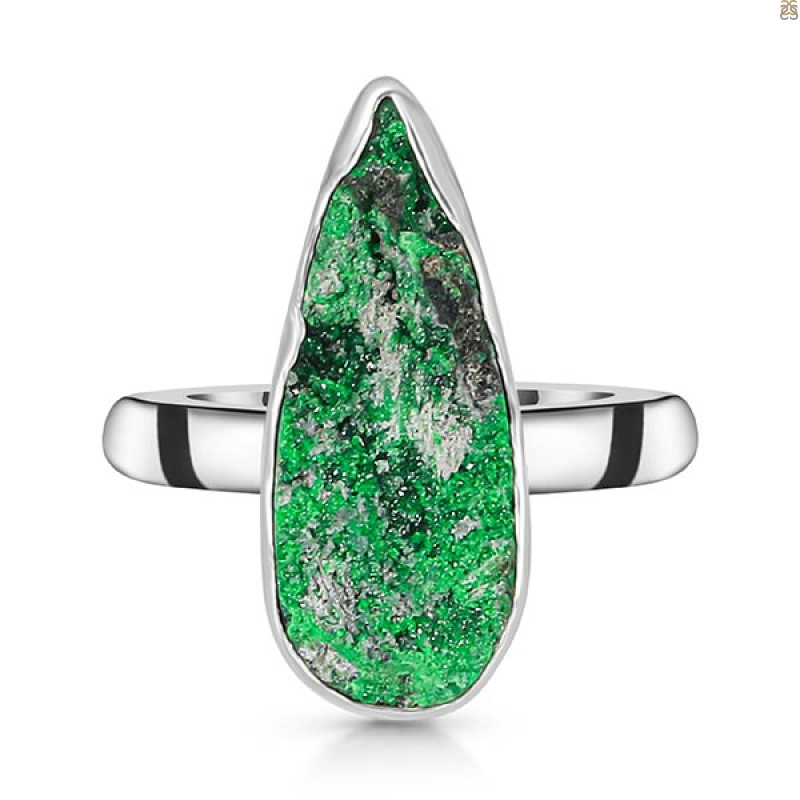 Uvarovite Ring-R-Size-8 UVR-2-640