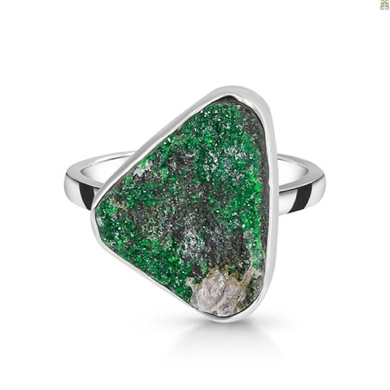 Uvarovite Ring-R-Size-10 UVR-2-642