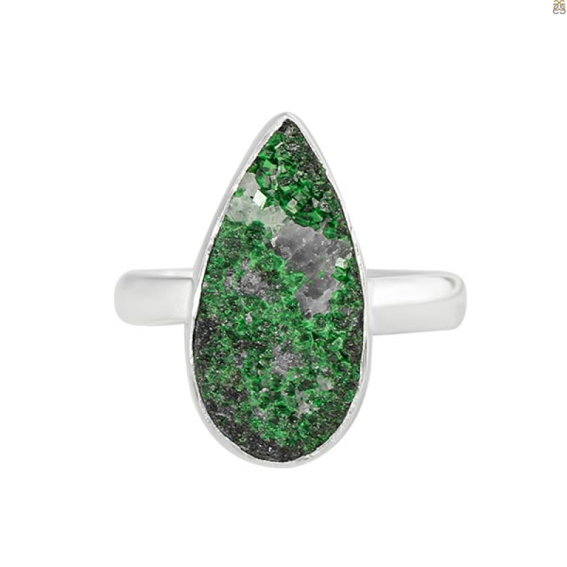 Uvarovite Adjustable Ring-ADJ-R UVR-2-65