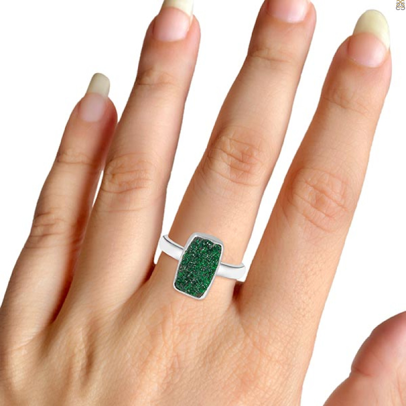 Uvarovite Ring-R-Size-5 UVR-2-657