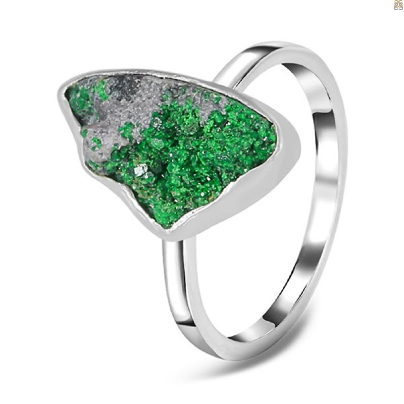 Uvarovite Ring-R-Size-5 UVR-2-659