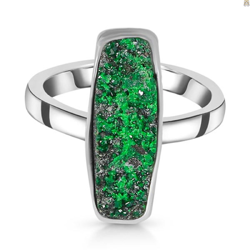 Uvarovite Ring-R-Size-9 UVR-2-663