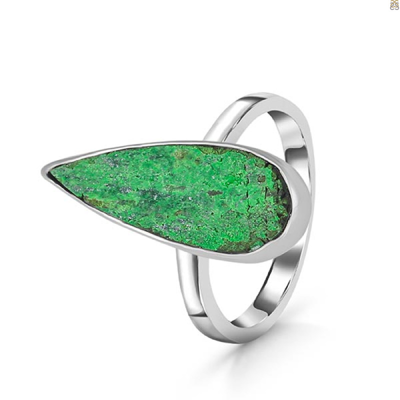 Uvarovite Ring-R-Size-10 UVR-2-665