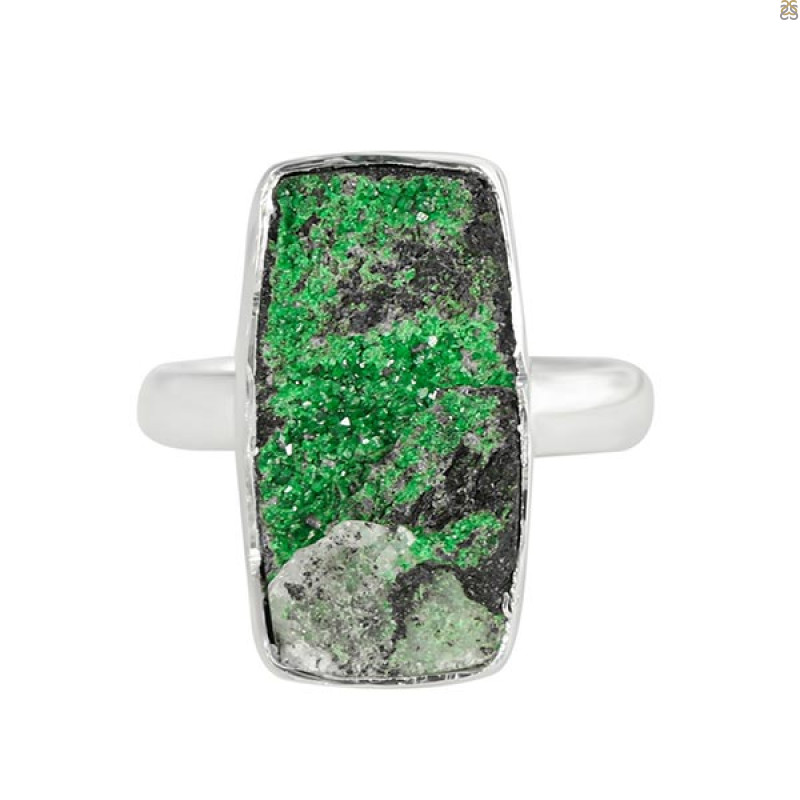 Uvarovite Ring-R-Size-7 UVR-2-68