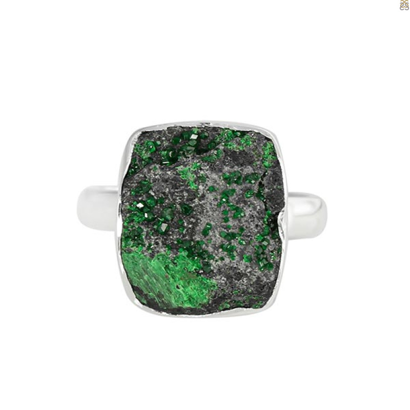 Uvarovite Ring-R-Size-8 UVR-2-71