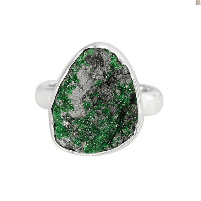 Uvarovite Ring-R-Size-8 UVR-2-74